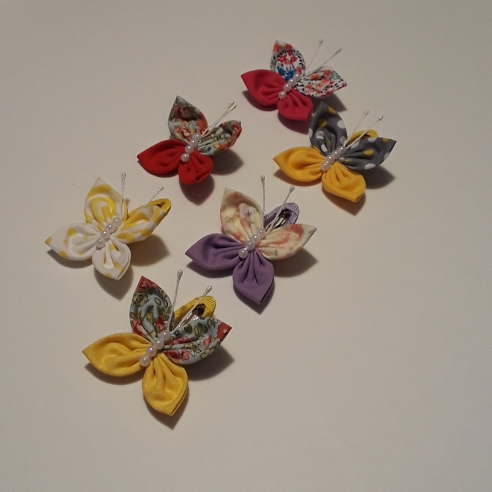Butterfly  baby hair clip